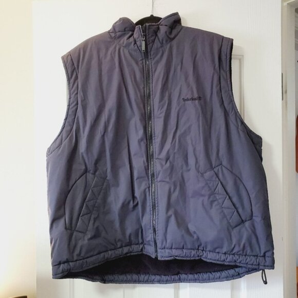Timberland Navy Blue Quilted Vest XXL - Picture 2 of 6